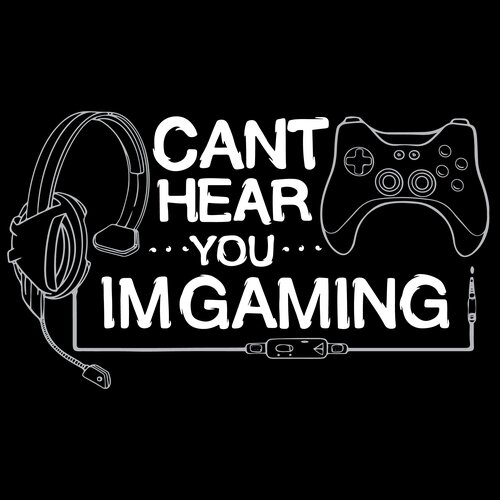 Can't hear you I'm gaming Thumbnail