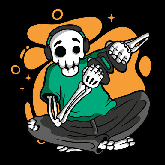 Gamer skeleton Thumbnail