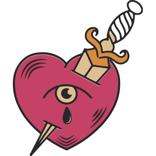 Heart pierced by dagger Thumbnail
