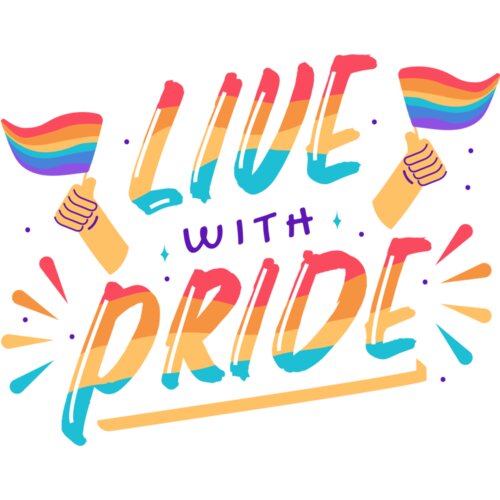 live with pride lettering by Vexels Thumbnail
