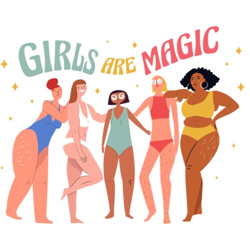 girls are magic characters by Vexels Thumbnail